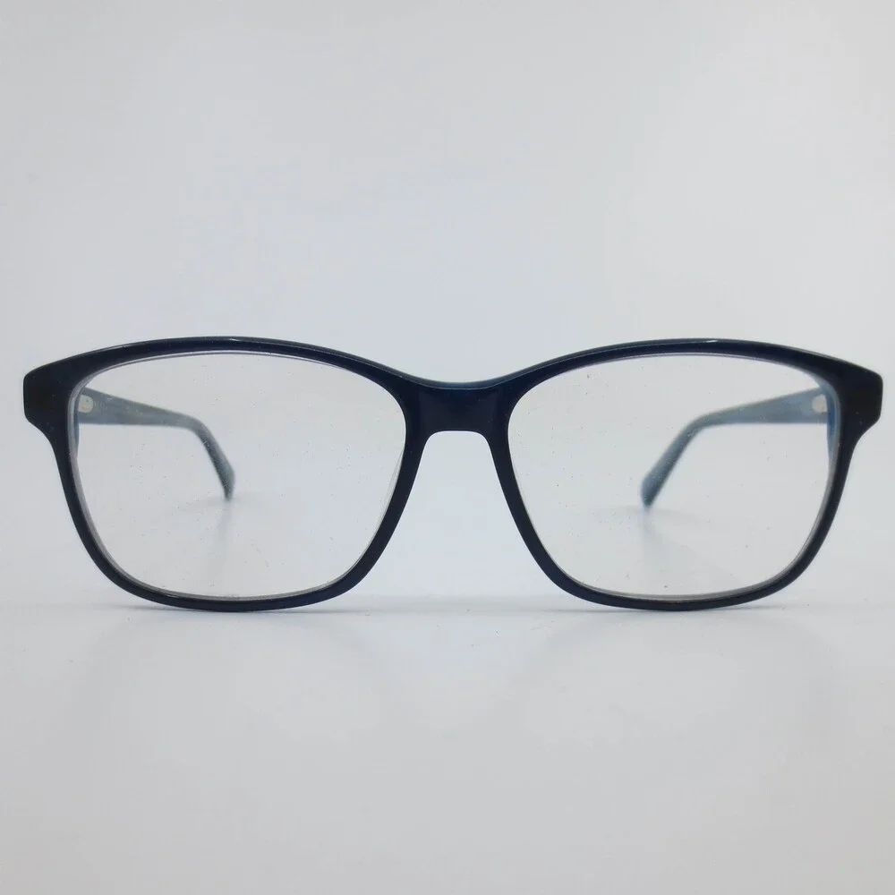 Krista Eyeglasses Frames Navy Blue Light Blue Rectangular 54-14-140 Glasses